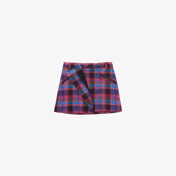 Urban Outfitters Pink & Blue Plaid Mini Skirt 💖🎸 - Picture 3 of 4